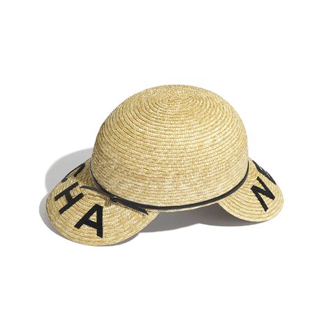 chanel straw hat